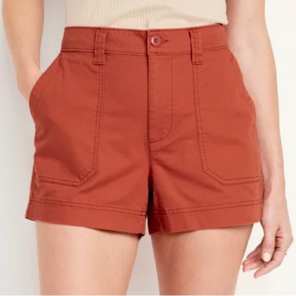 Old Navy OGC Shorts| Orange/Bronzed Amber | Women's Size Medium